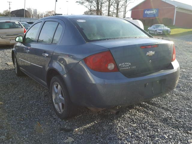 1G1AZ58F467739557 - 2006 CHEVROLET COBALT LTZ BLUE photo 3