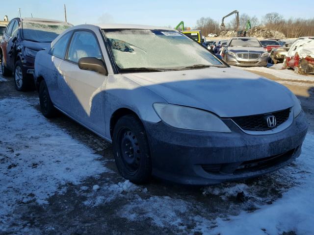 1HGEM22525L034057 - 2005 HONDA CIVIC LX SILVER photo 1