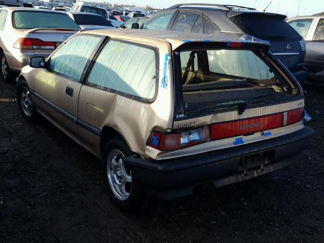 2HGED645XLH567756 - 1990 HONDA CIVIC DX GOLD photo 3