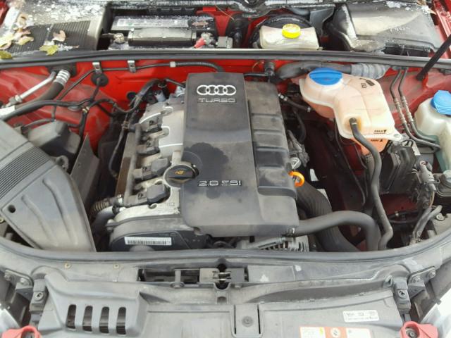 WAUDF78E36A124420 - 2006 AUDI A4 2.0T QU RED photo 7