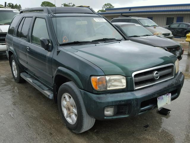 JN8DR09X52W656089 - 2002 NISSAN PATHFINDER GREEN photo 1