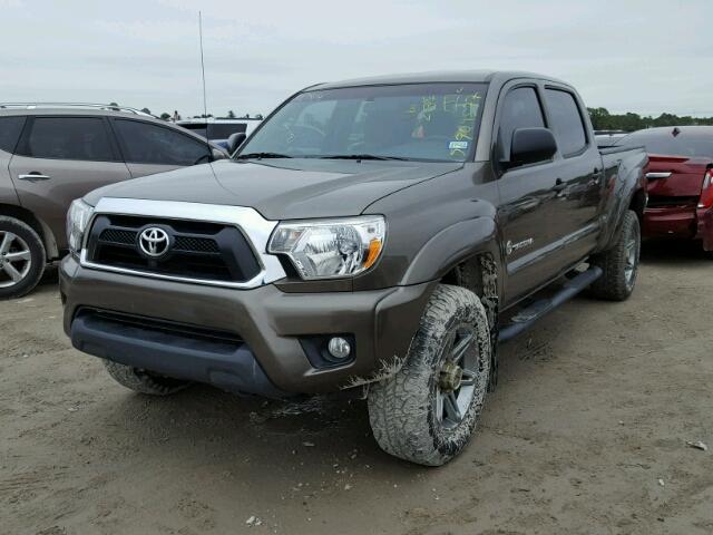 3TMKU4HN5EM042298 - 2014 TOYOTA TACOMA DOU BLACK photo 2