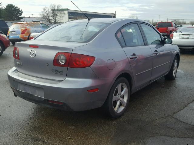 JM1BK12F661404711 - 2006 MAZDA 3 I SILVER photo 4