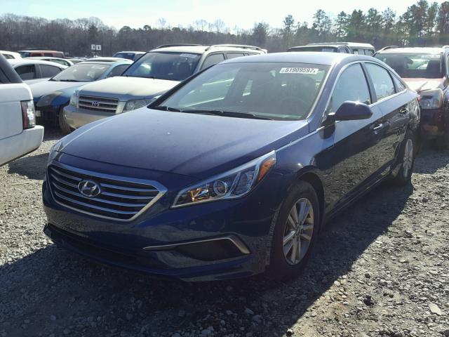 5NPE24AFXGH408058 - 2016 HYUNDAI SONATA SE BLUE photo 2