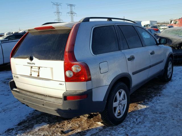 YV4CM592461225802 - 2006 VOLVO XC90 SILVER photo 4