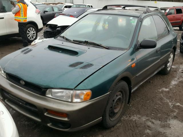 JF1GF4853XH811863 - 1999 SUBARU IMPREZA OU GREEN photo 2