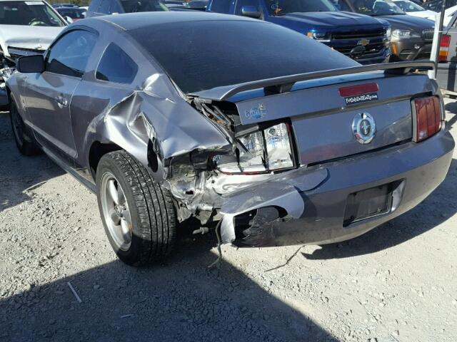 1ZVFT80N065110941 - 2006 FORD MUSTANG GRAY photo 3