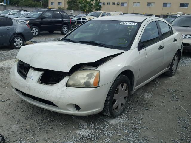 4A3AB26F04E110672 - 2004 MITSUBISHI GALANT DE WHITE photo 2