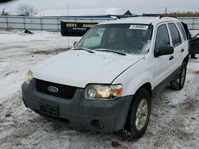 1FMCU93175KB33761 - 2005 FORD ESCAPE XLT WHITE photo 2