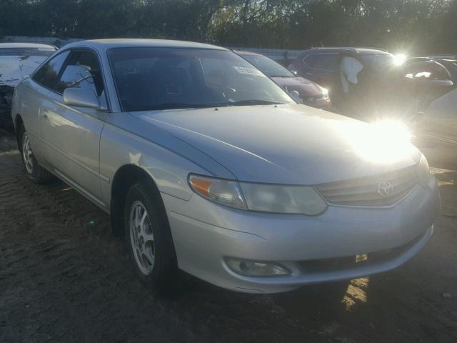 2T1CE22P63C019568 - 2003 TOYOTA CAMRY SOLA SILVER photo 1