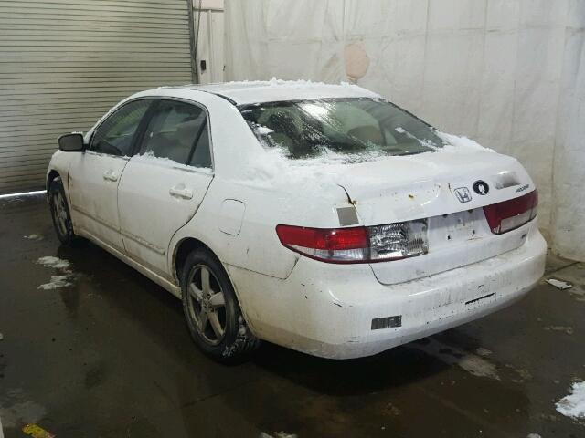 1HGCM56673A002466 - 2003 HONDA ACCORD EX WHITE photo 3