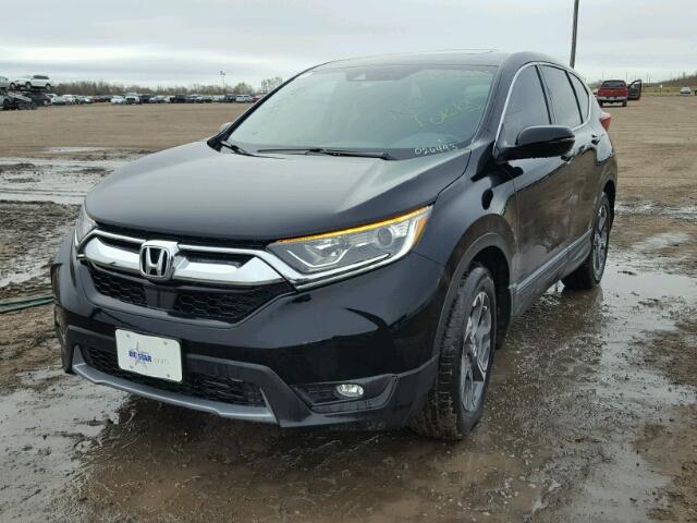 7FARW1H55HE026493 - 2017 HONDA CR-V EX BLACK photo 2