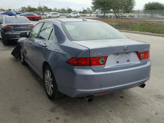 JH4CL96866C032141 - 2006 ACURA TSX BLUE photo 3