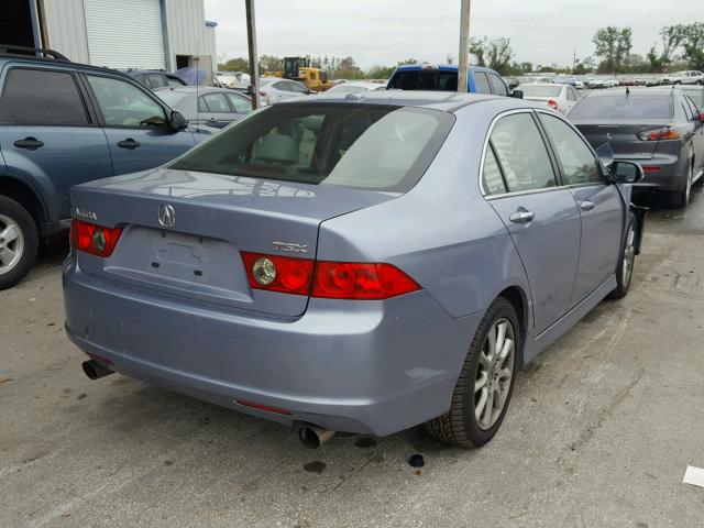 JH4CL96866C032141 - 2006 ACURA TSX BLUE photo 4