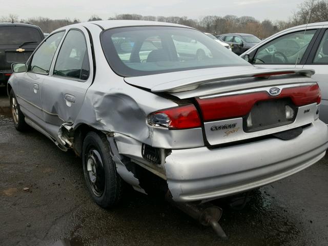 1FAFP66L0XK159437 - 1999 FORD CONTOUR SE BLACK photo 3