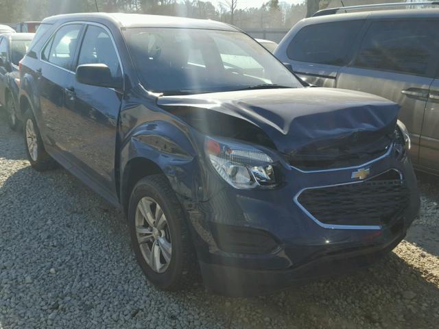 2GNALBEK4G1134680 - 2016 CHEVROLET EQUINOX LS BLUE photo 1