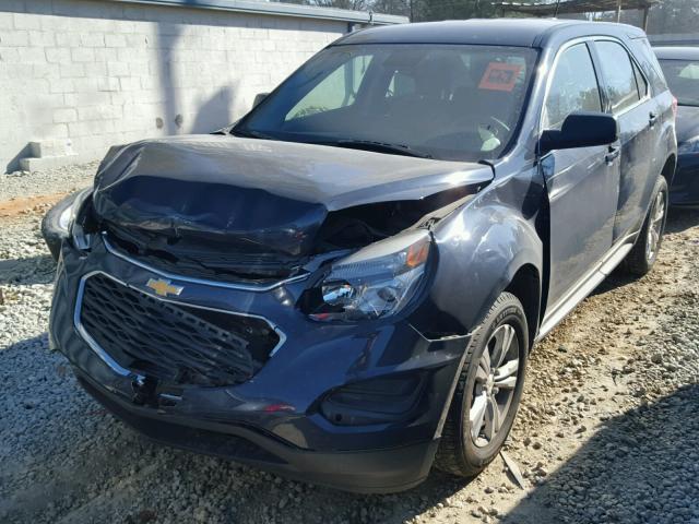 2GNALBEK4G1134680 - 2016 CHEVROLET EQUINOX LS BLUE photo 2