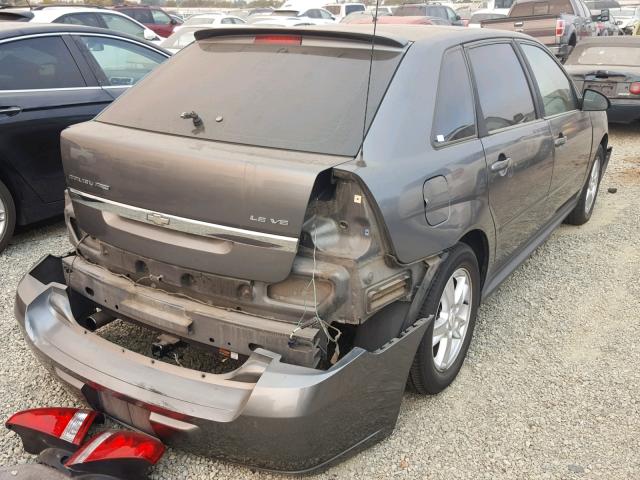 1G1ZT62895F197929 - 2005 CHEVROLET MALIBU MAX GRAY photo 4