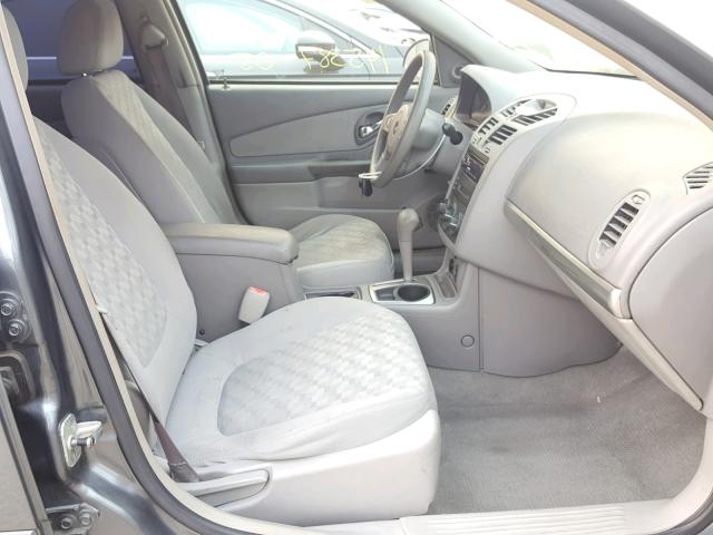 1G1ZT62895F197929 - 2005 CHEVROLET MALIBU MAX ნაცრისფერი ფოტო 5