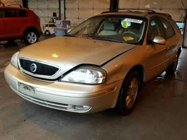 1MEFM59S7YG608633 - 2000 MERCURY SABLE LS P GOLD photo 2