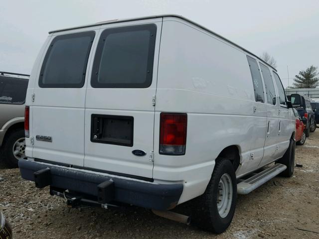 1FTNE24W68DB03364 - 2008 FORD ECONOLINE WHITE photo 4