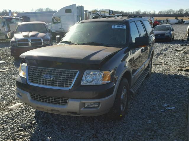 1FMPU17505LA64437 - 2005 FORD EXPEDITION BROWN photo 2