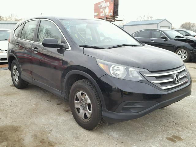 5J6RM3H34DL030452 - 2013 HONDA CR-V LX BLACK photo 1