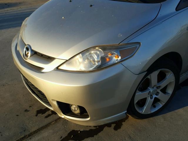 JM1CR293270145725 - 2007 MAZDA 5 SILVER photo 9