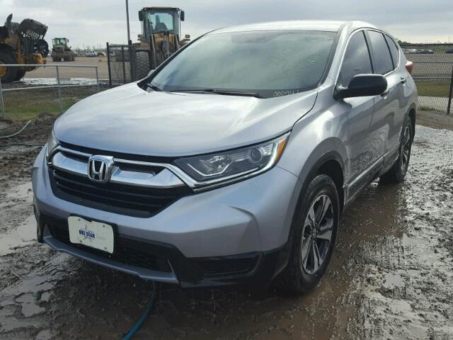 7FARW5H30HE000941 - 2017 HONDA CR-V LX SILVER photo 2