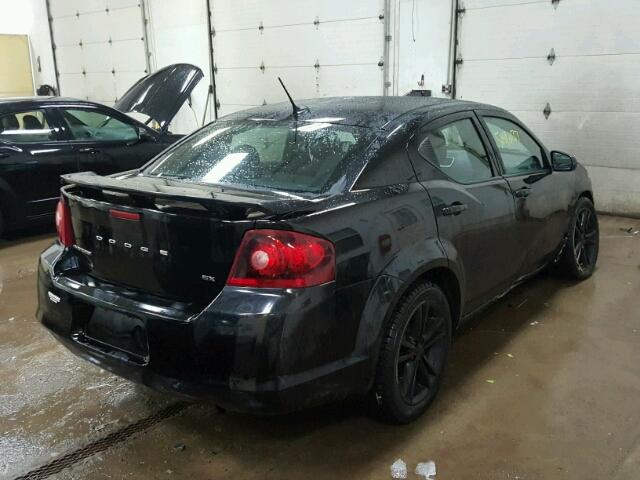 1C3CDZCB2DN692861 - 2013 DODGE AVENGER SX BLACK photo 4