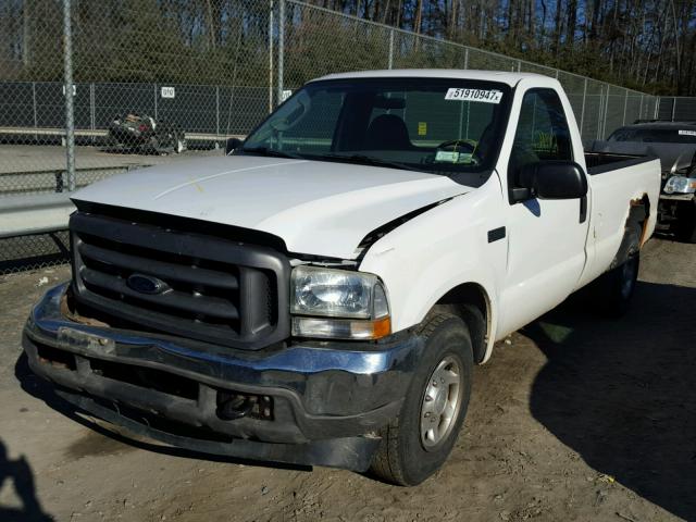 1FTNF20L24EA61532 - 2004 FORD F250 SUPER WHITE photo 2