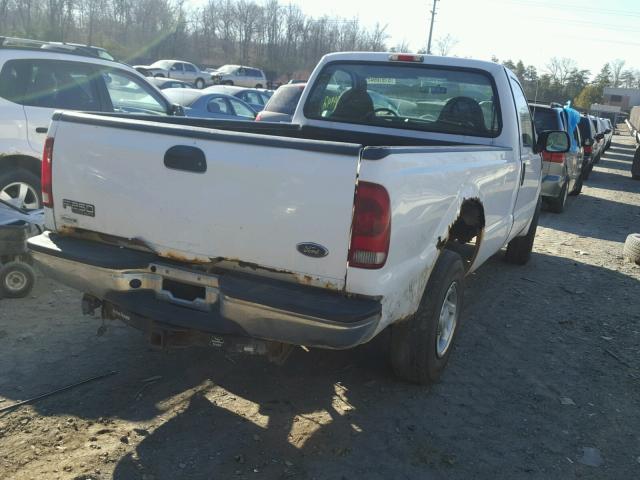 1FTNF20L24EA61532 - 2004 FORD F250 SUPER WHITE photo 4