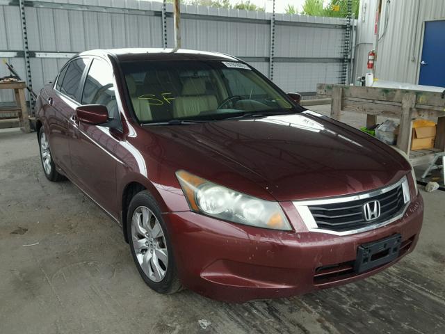 1HGCP26878A103540 - 2008 HONDA ACCORD EXL MAROON photo 1