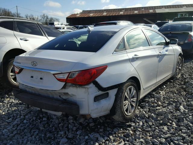 5NPEB4AC3BH211697 - 2011 HYUNDAI SONATA GLS WHITE photo 4