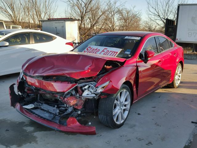 JM1GJ1V54G1416465 - 2016 MAZDA 6 TOURING RED photo 2