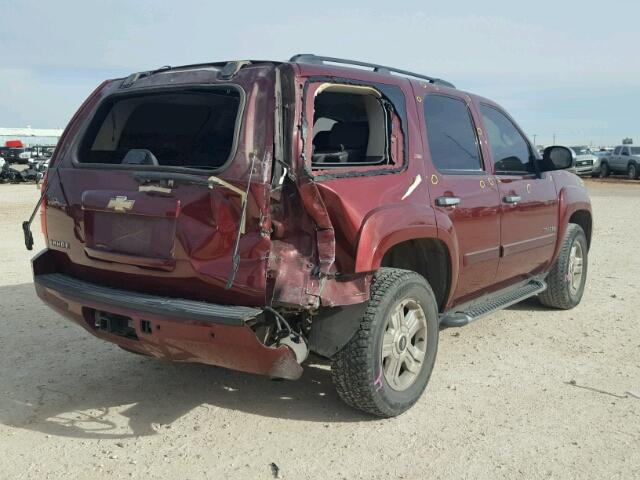 1GNFC13J58R266494 - 2008 CHEVROLET TAHOE C150 MAROON photo 4