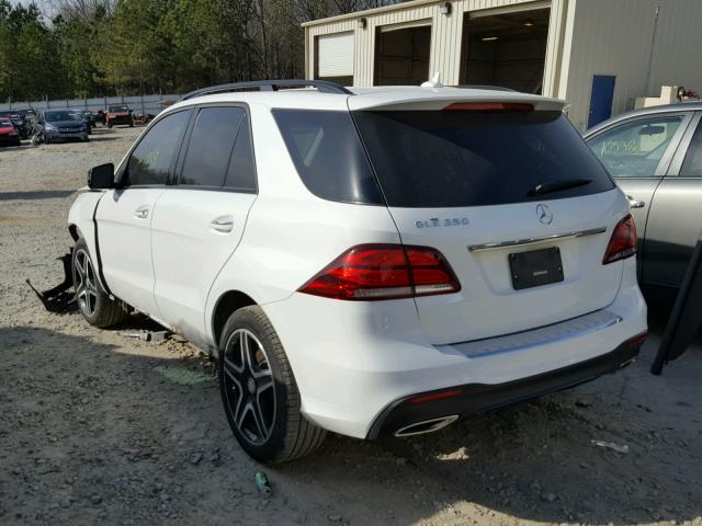 4JGDA5JB7GA728863 - 2016 MERCEDES-BENZ GLE 350 WHITE photo 3