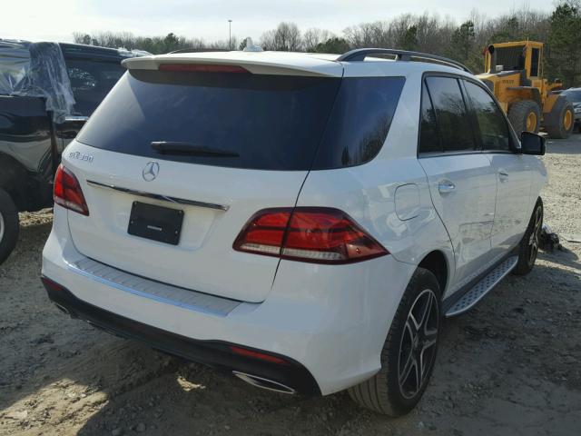 4JGDA5JB7GA728863 - 2016 MERCEDES-BENZ GLE 350 WHITE photo 4