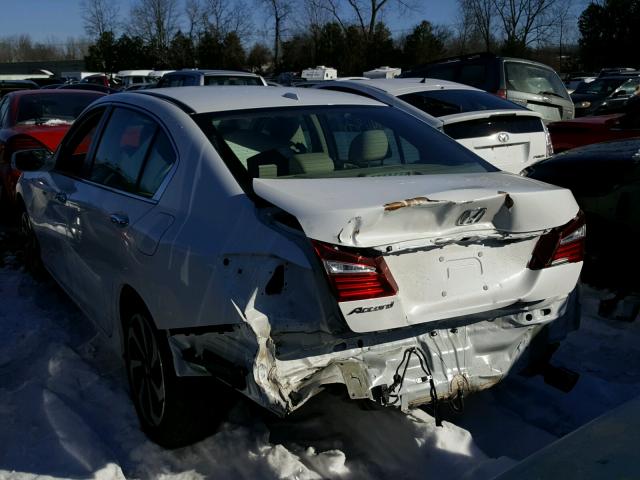 1HGCR2F87GA114319 - 2016 HONDA ACCORD EXL WHITE photo 3