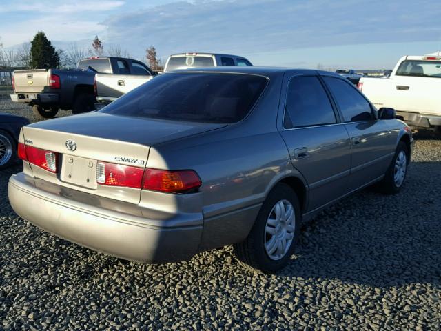 4T1BG22K01U061921 - 2001 TOYOTA CAMRY CE GRAY photo 4