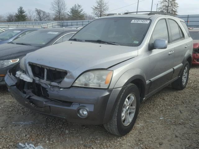 KNDJC733135107169 - 2003 KIA SORENTO EX GRAY photo 2