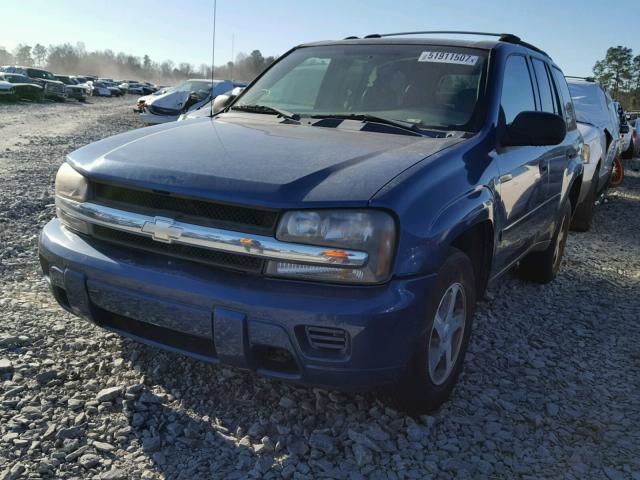 1GNDS13S062305808 - 2006 CHEVROLET TRAILBLAZE BLUE photo 2