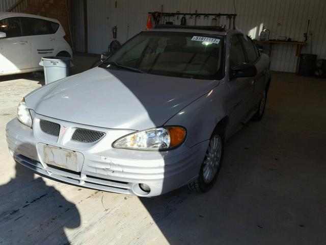 1G2NE52T0XM924716 - 1999 PONTIAC GRAND AM S SILVER photo 2