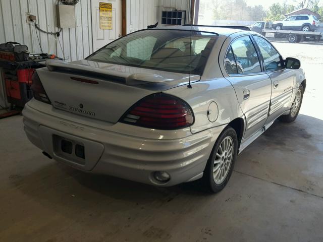 1G2NE52T0XM924716 - 1999 PONTIAC GRAND AM S ვერცხლისფერი ფოტო 4