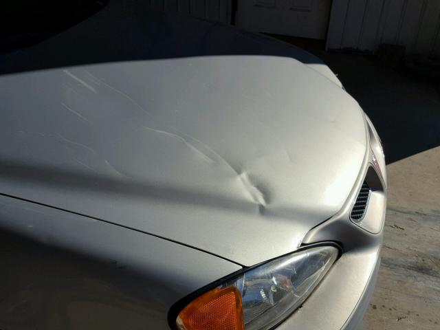 1G2NE52T0XM924716 - 1999 PONTIAC GRAND AM S ვერცხლისფერი ფოტო 9