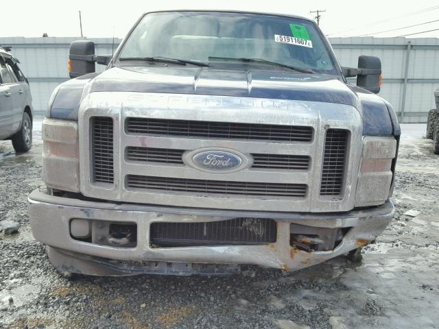 1FTSX2BR1AEA11119 - 2010 FORD F250 SUPER BLUE photo 9