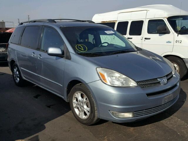 5TDZA22C85S231823 - 2005 TOYOTA SIENNA XLE TEAL photo 1