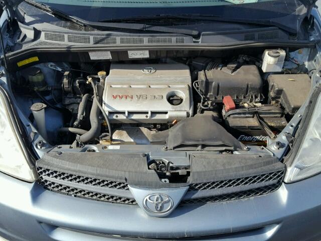 5TDZA22C85S231823 - 2005 TOYOTA SIENNA XLE TEAL photo 7