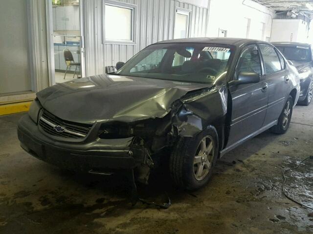 2G1WH52K749269499 - 2004 CHEVROLET IMPALA LS GRAY photo 2