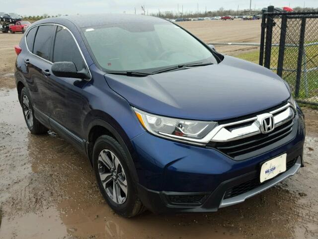 7FARW5H35HE001972 - 2017 HONDA CR-V LX BLUE photo 1